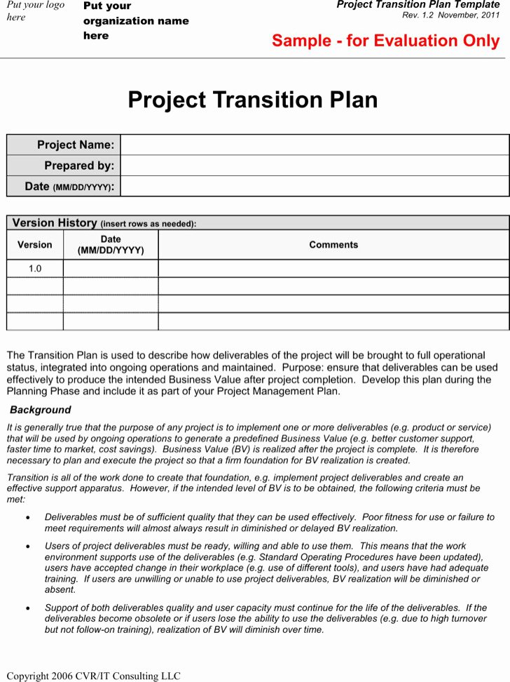 project plan templates