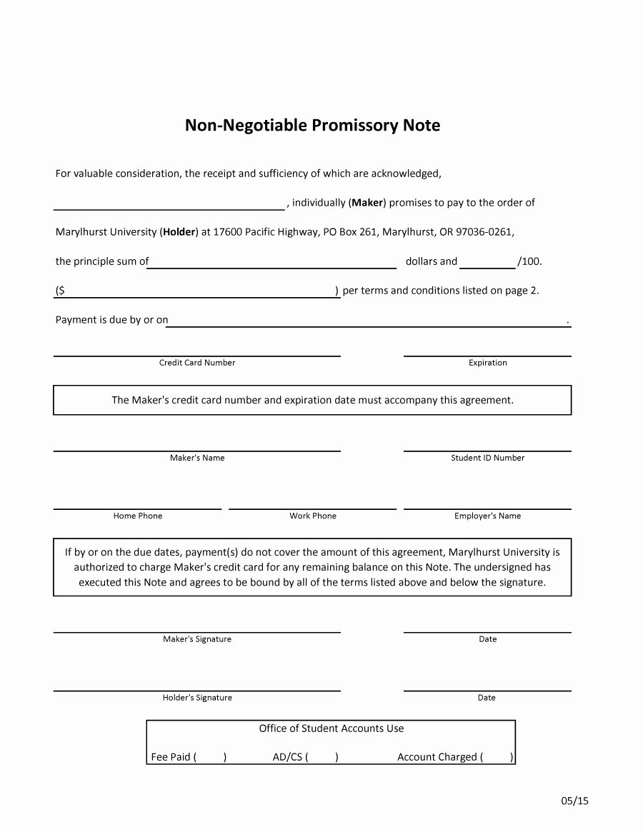 Promissory Note Template Free Awesome 45 Free Promissory Note Templates &amp; forms [word &amp; Pdf]
