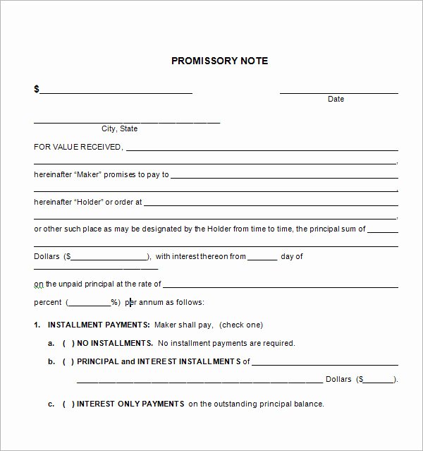 Promissory Note Template Free Awesome Promissory Note 22 Download Free Documents In Pdf Word