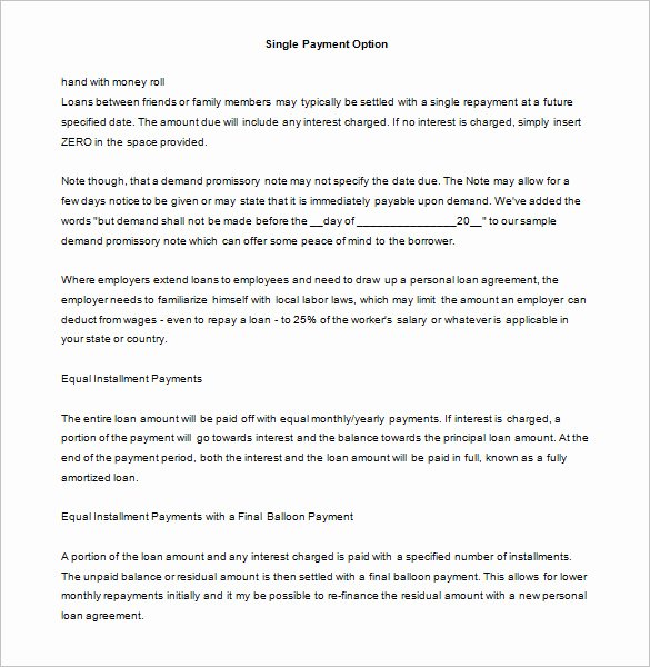 Promissory Note Template Free Luxury 35 Promissory Note Templates Doc Pdf