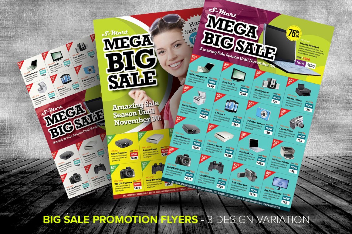 Promotion Flyer Template Free Awesome Big Sale Promotion Flyer Templates Templates Creative