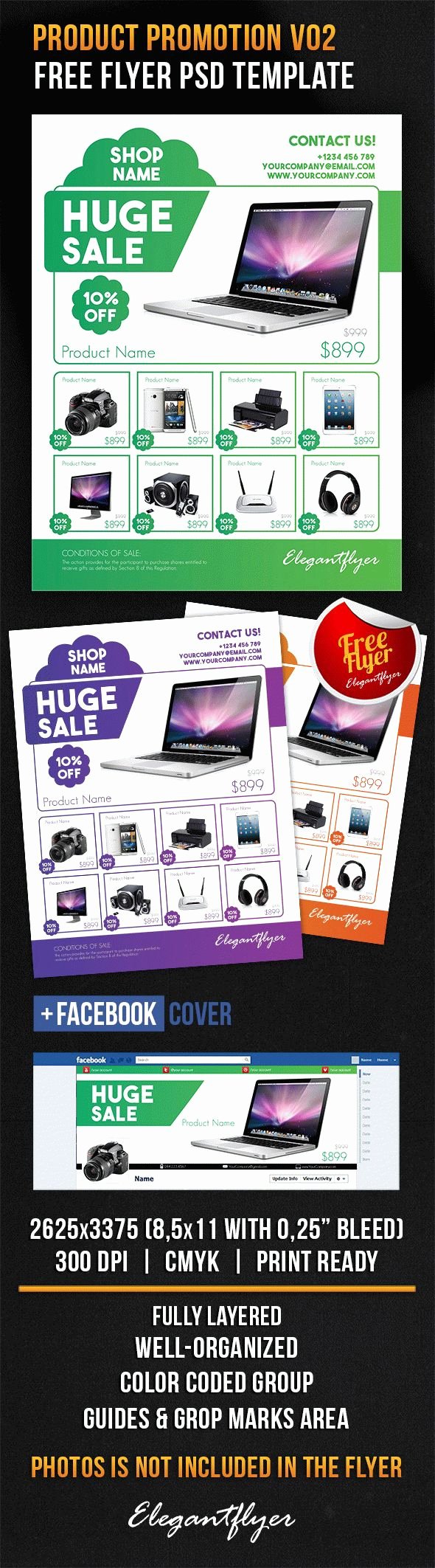 Promotion Flyer Template Free Inspirational Flyer for Product Promotion – by Elegantflyer
