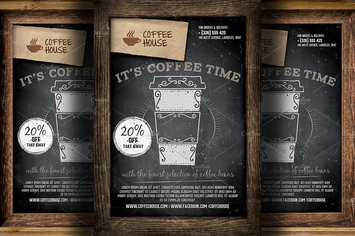 Promotional Flyers Template Free Awesome Coffee Shop Promotion Flyer Template Flyer Templates