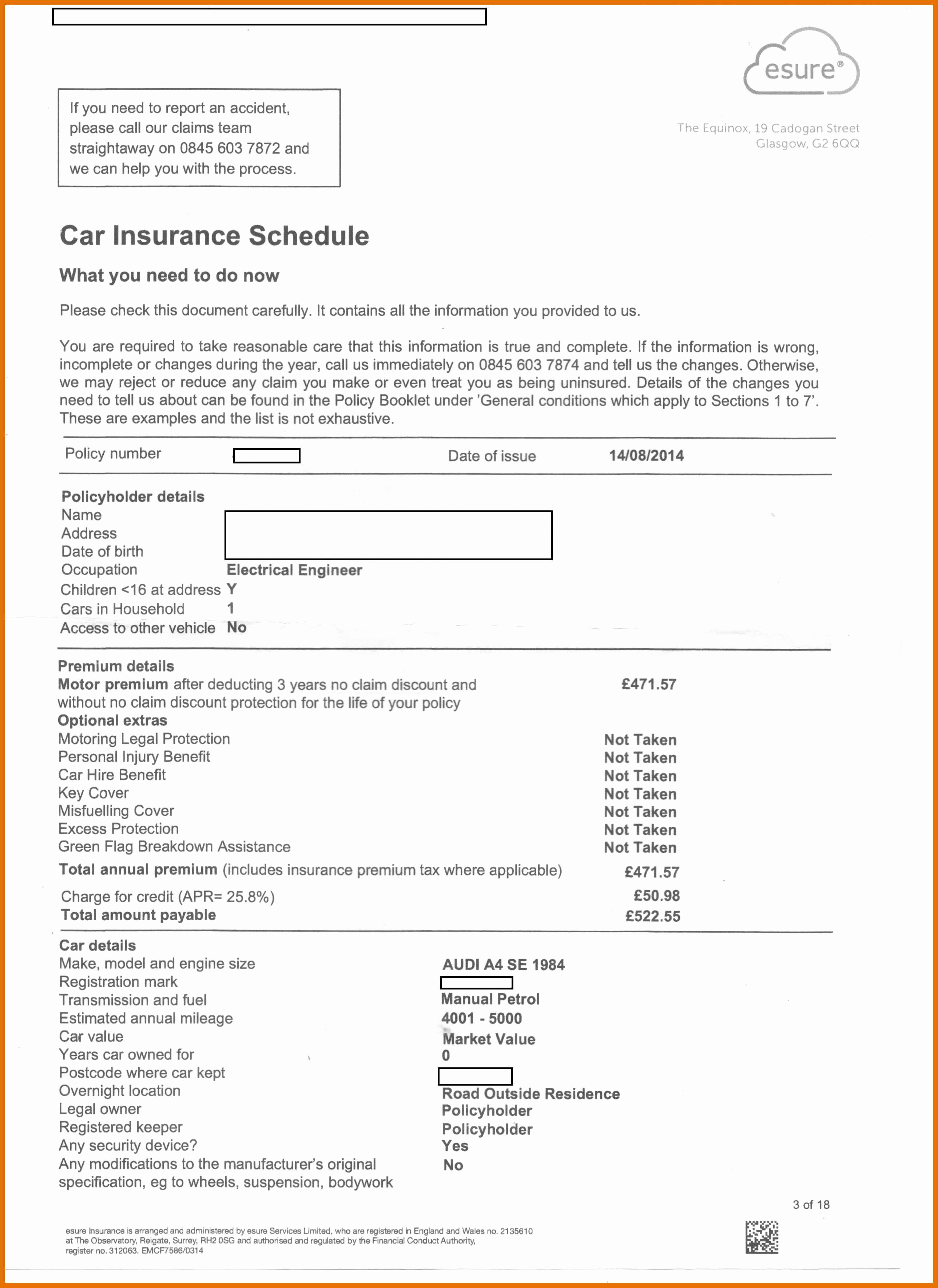 Proof Of Car Insurance Template New 0 1 Proof Of Auto Insurance Template Free