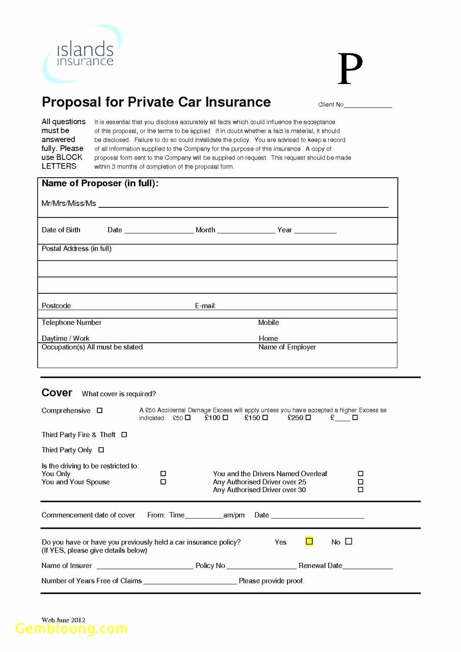 Proof Of Car Insurance Template Unique 71 New Proof Auto Insurance Template Free