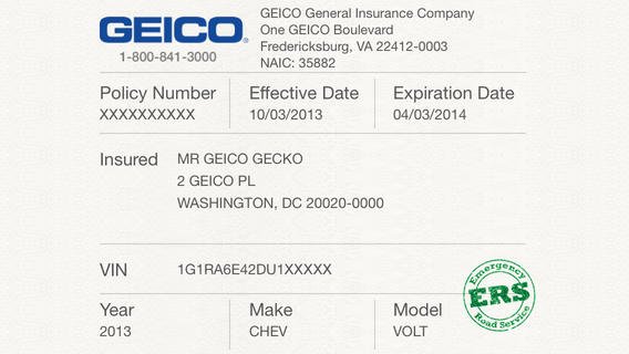 Proof Of Insurance Template Lovely 5 Best Of Proof Insurance Card Template Geico