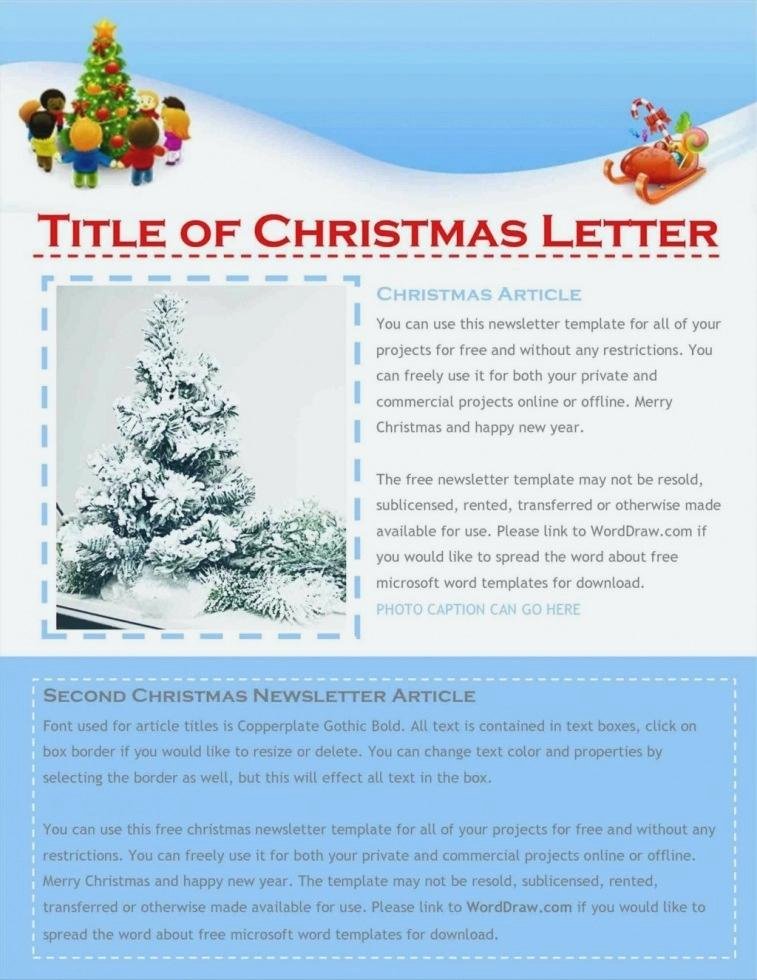 Publisher Newsletter Template Free Best Of Templates Word Letter Template Printable Holiday Party