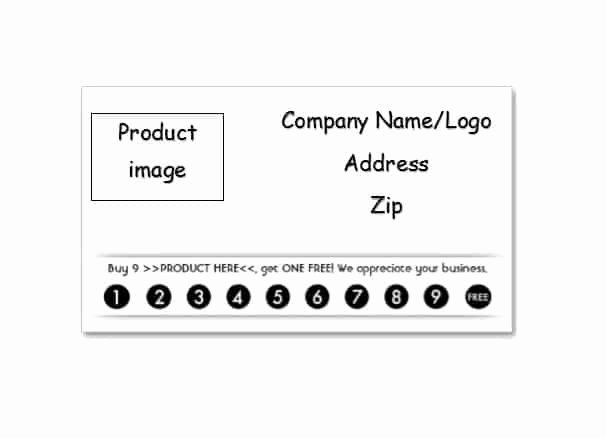 Punch Card Template Free Downloads Awesome 30 Printable Punch Reward Card Templates [ Free]