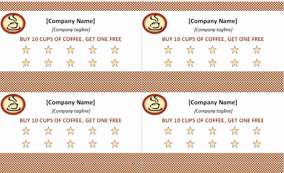 Punch Card Template Free Downloads Best Of Punch Card Template