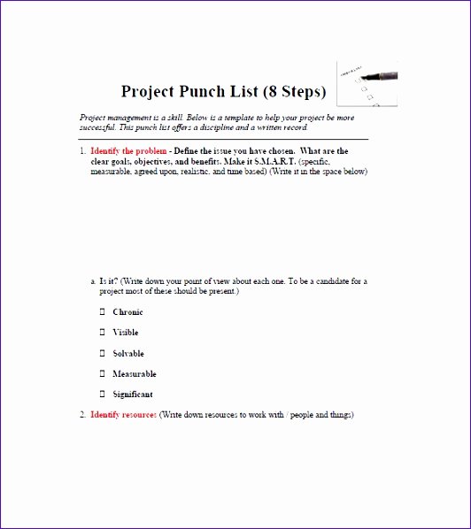 Punch List Template Pdf Best Of 6 Construction Punch List Template Excel Exceltemplates