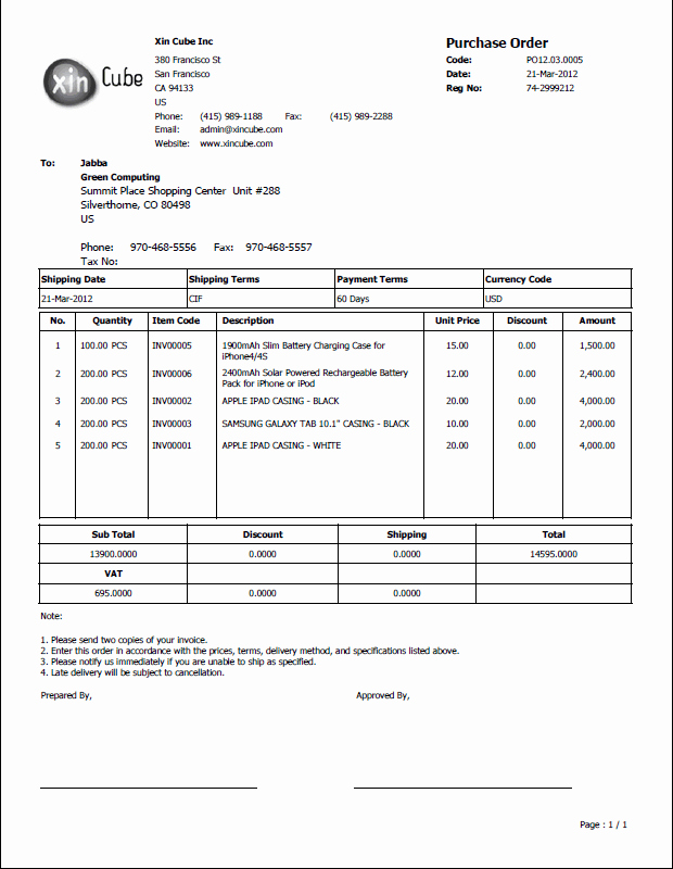 Purchase order Template Doc Elegant Purchase order Template Business Doc