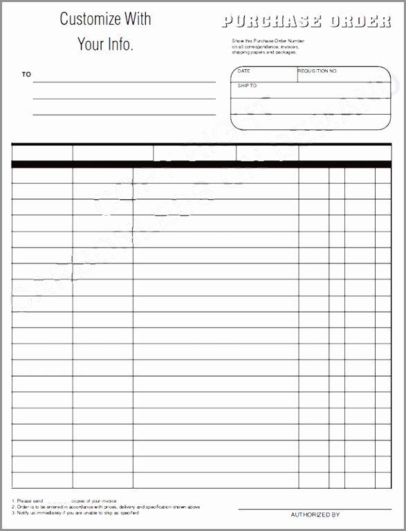 Purchase order Template Doc Luxury 12 Blank Purchase order Template Reutw