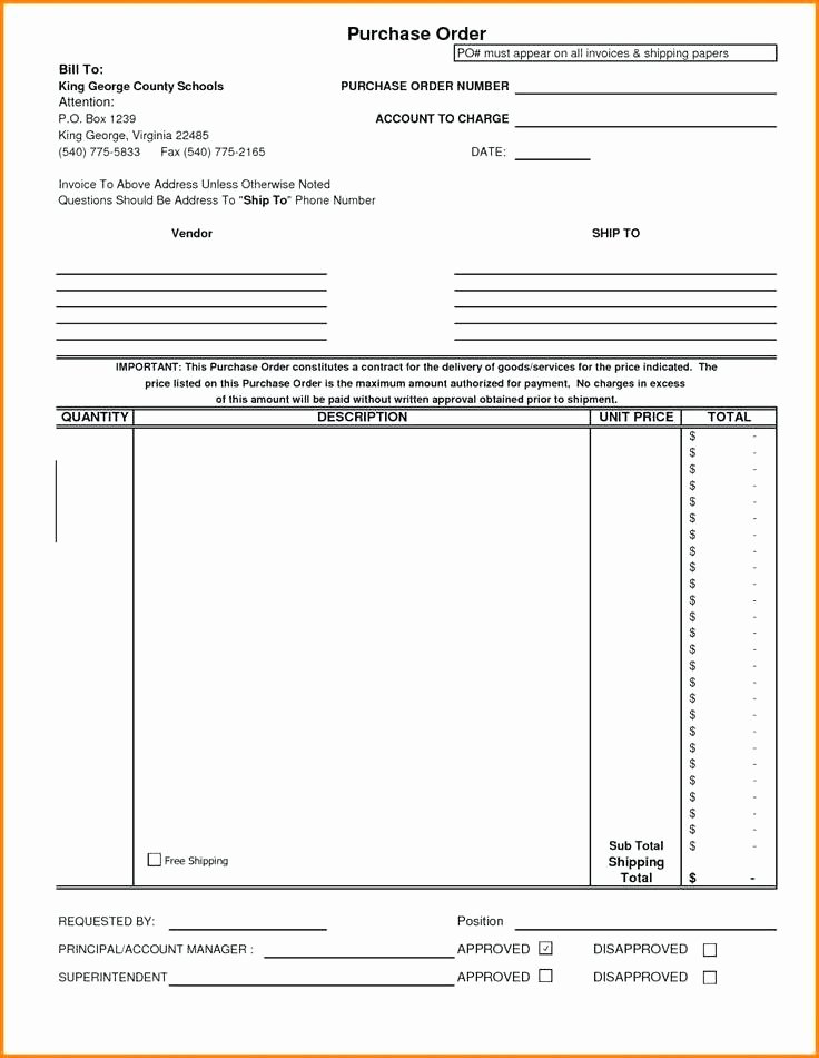 Purchase order Template Doc Luxury Purchase Requisition forms form In Doc Employee Request
