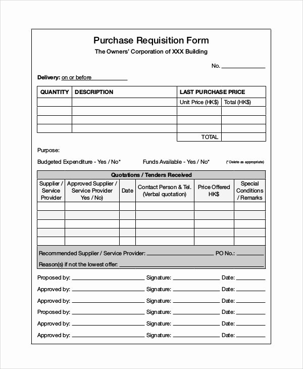 Purchase Requisition form Template Beautiful 10 Requisition form Samples Examples Templates