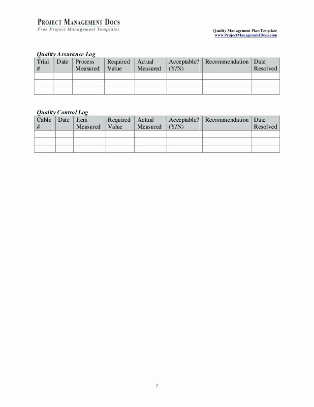 Quality Control Document Template Beautiful Quality Control Plan Template Excel Simple Method to