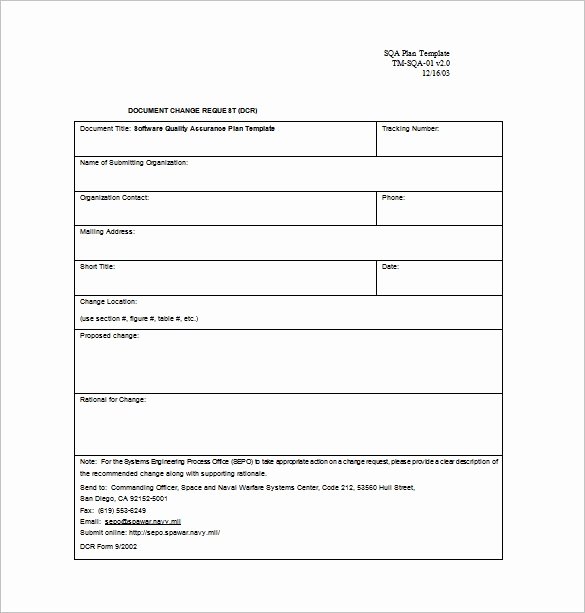Quality Control form Template Awesome 7 Quality assurance Plan Template Word Pdf Ppt