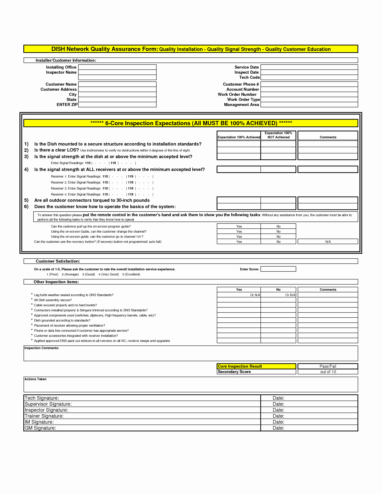 Quality Control form Template Best Of 27 Of Quality forms Template