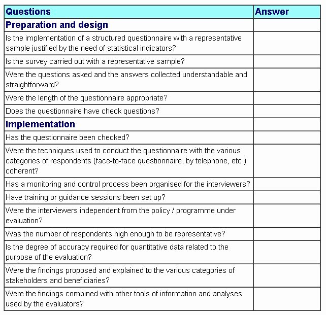 Quality Control form Template New Survey Quality Control Checklist
