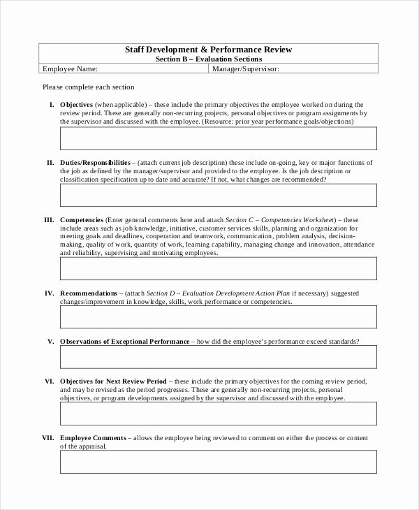 Quarterly Performance Reviews Template Lovely Performance Review Template 11 Free Word Pdf Documents