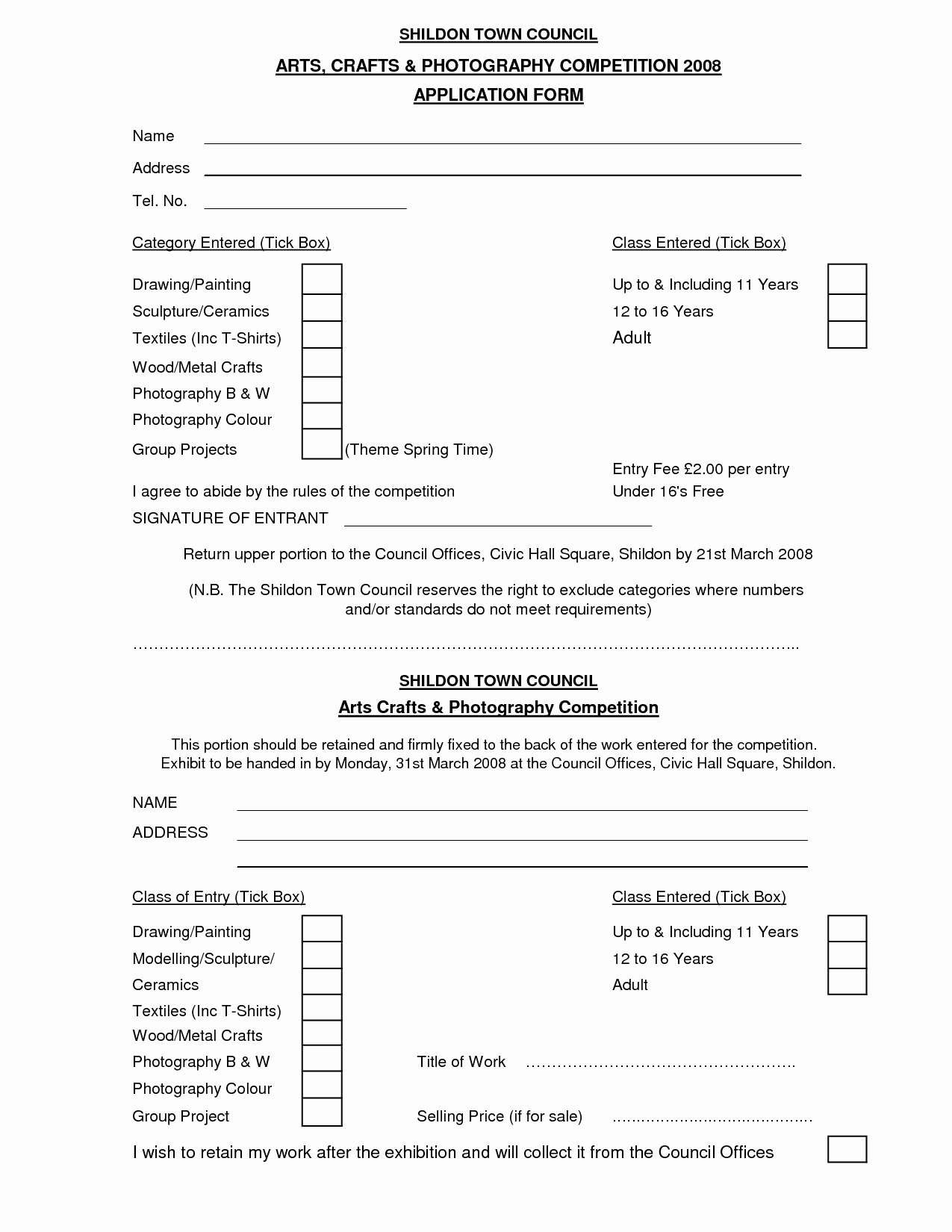 Raffle Entry form Template Luxury 5 Best Of Blank Contest Entry forms Drawing Entry