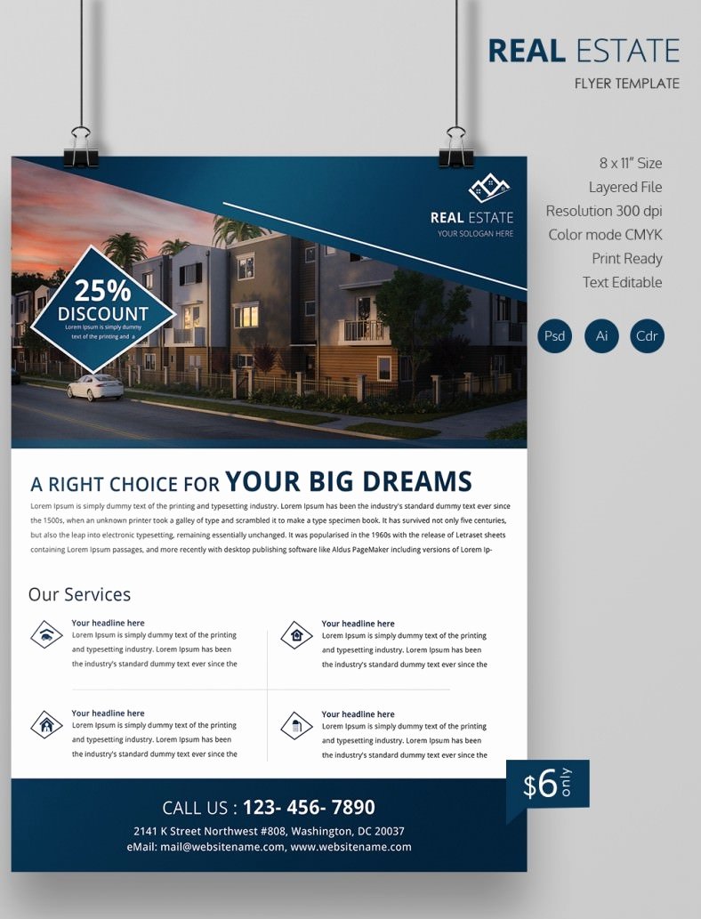 Real Estate Advertisement Template Beautiful Real Estate Flyer Template 35 Free Psd Ai Vector Eps