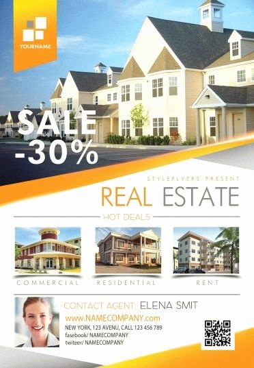 Real Estate Flyer Template Psd Luxury Real Estate Psd Flyer Template Styleflyers