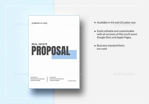 Real Estate Investment Proposal Template Luxury 10 Real Estate Proposal Templates