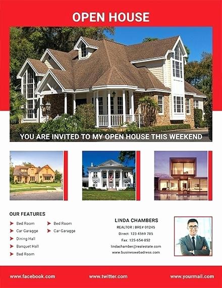 Real Estate Open House Template Lovely Real Estate Open House Flyer Template Real Estate Agency