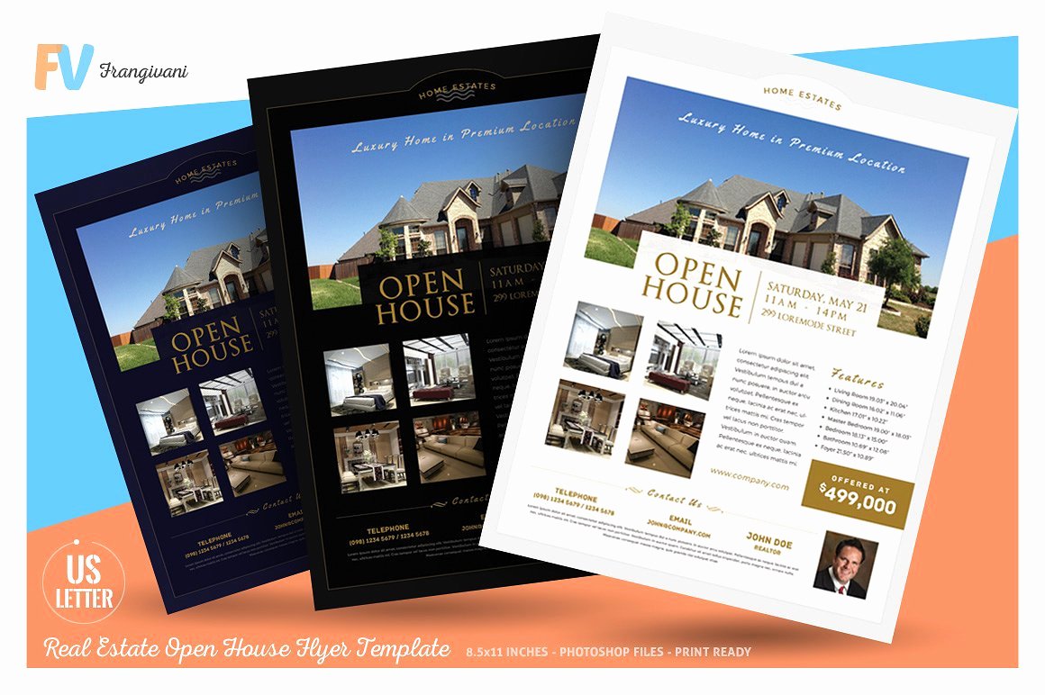 Real Estate Open House Template New Real Estate Open House Flyer Flyer Templates Creative