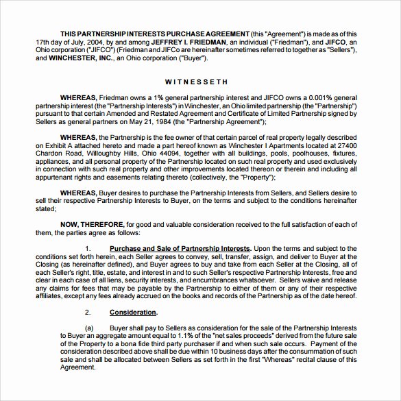 Real Estate Partnership Agreement Template Lovely 10 Real Estate Partnership Agreement Templates to Download