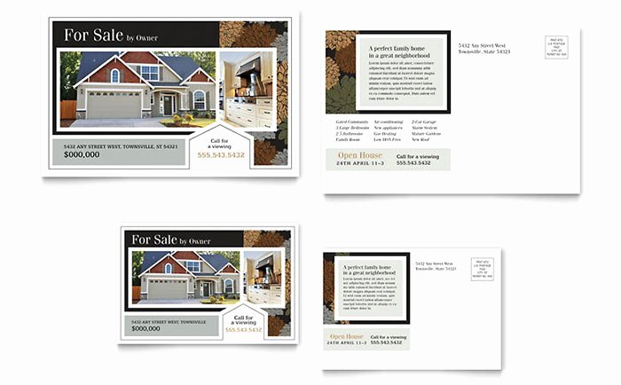 Real Estate Postcard Template Luxury Real Estate Marketing Postcards – Quick &amp; Easy Templates