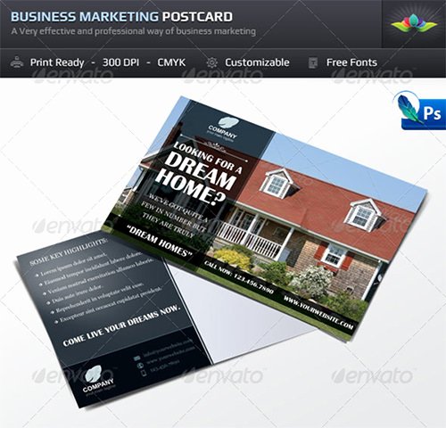 Real Estate Postcard Template Unique 25 Best Real Estate Marketing Postcard Templates