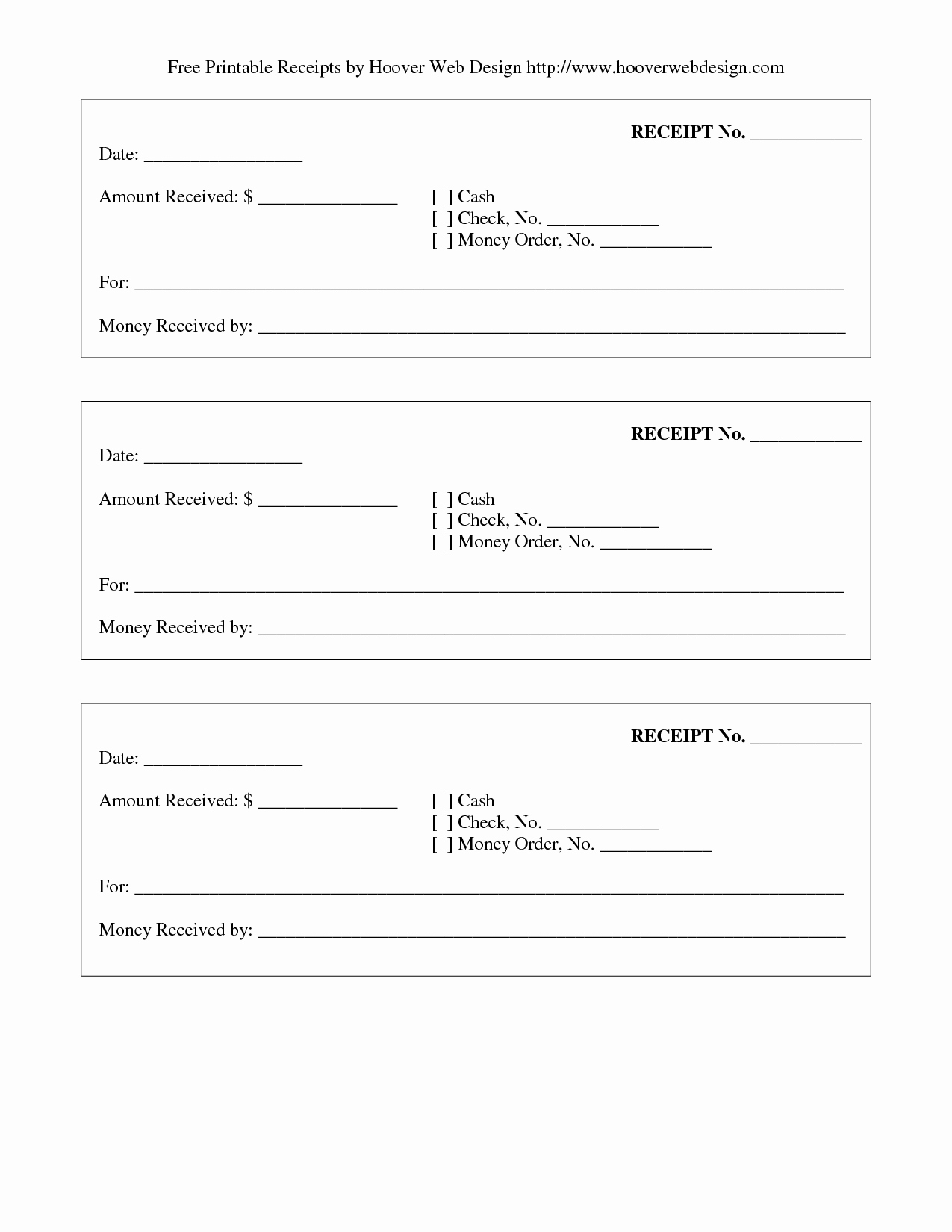Receipt Template Free Printable Lovely 11 Best Of Free Printable Payment Receipt form