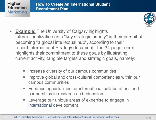 Recruitment Strategy Plan Template Unique How to Create An International Student Recruitment Plan