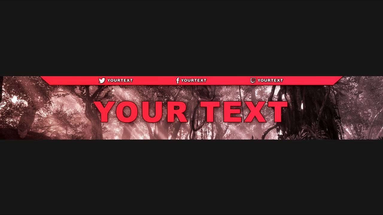 Red Youtube Banner Template Luxury Free Yt Banner Template
