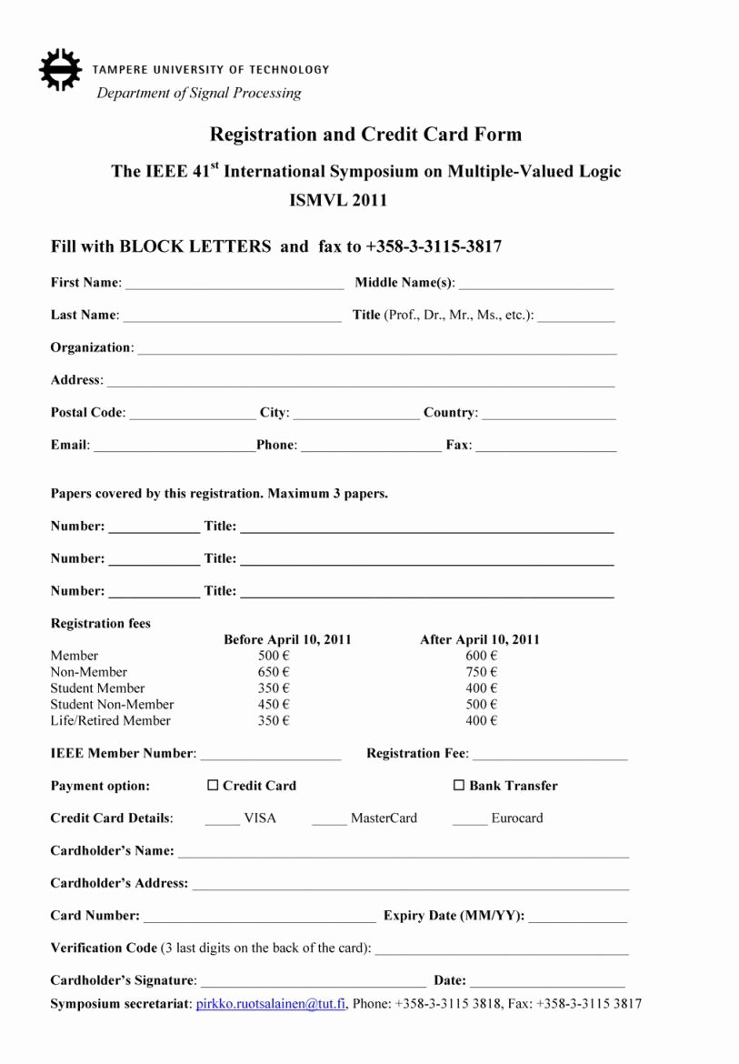 Registration form Template Word Beautiful event Registration form Template Word