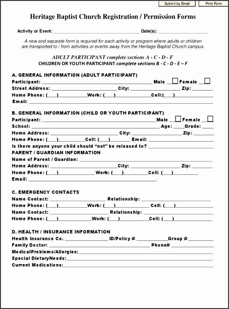 Registration form Template Word New 10 event Registration form Template Microsoft Word