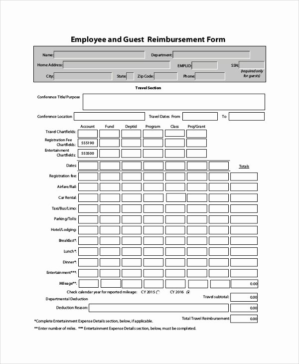 Reimbursement Request form Template Fresh Easy to Use Reimbursement Request form Sample for Your