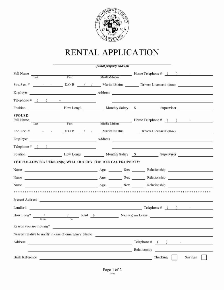Rent Application form Template Unique 25 Lease Application Templates Free Free Word Pdf