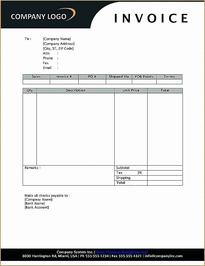 Rental Invoice Template Excel Best Of Rent Invoice Template 1 House Rental – Shootfrank