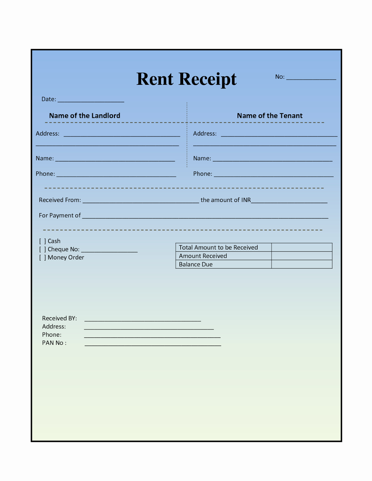 Rental Invoice Template Excel New House Rental Invoice Template In Excel format Rent