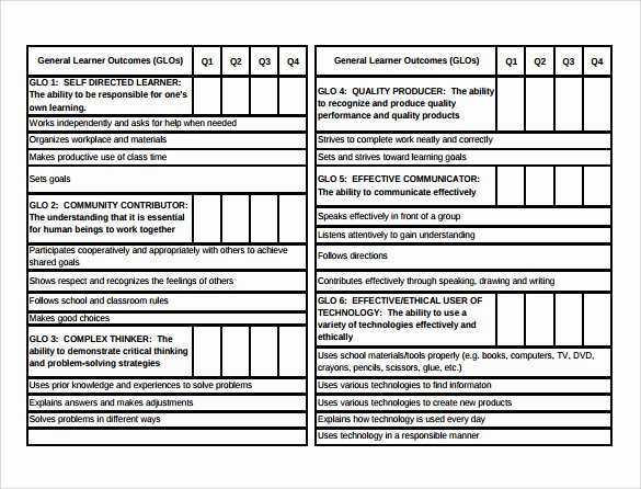 Report Card Template Excel New 12 Progress Report Card Templates to Free Download