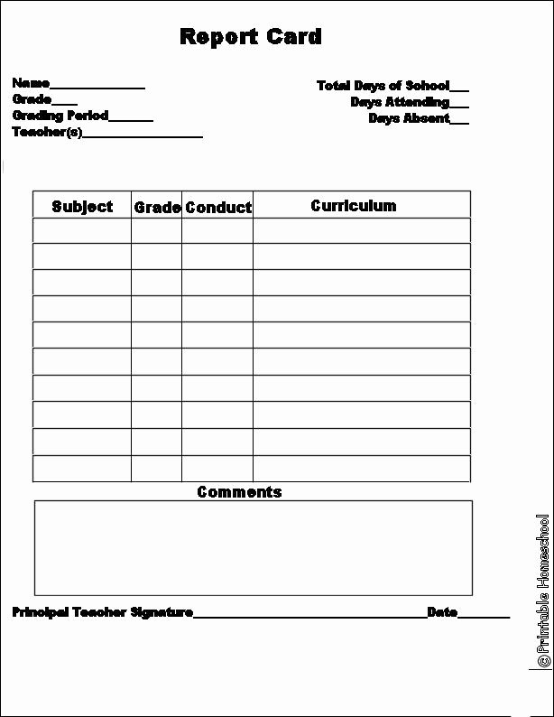 Report Card Template Pdf Awesome Pin by Valerie atkison On Homeschool