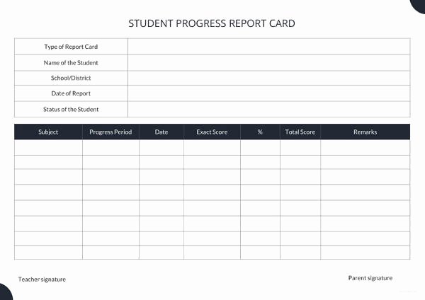 Report Card Template Pdf Best Of 9 Monthly Student Report Templates Free Word Pdf