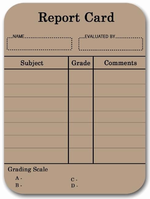Report Card Template Pdf Inspirational 17 Best Images About Report Cards On Pinterest