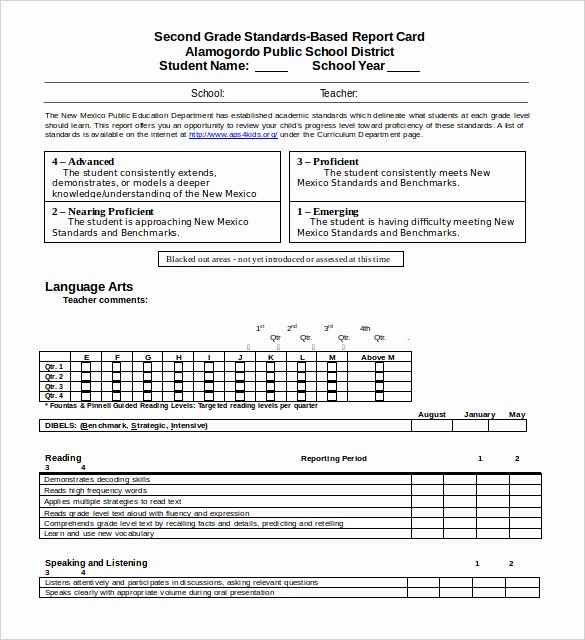 Report Card Template Pdf Inspirational Report Card Template 28 Free Word Excel Pdf Documents