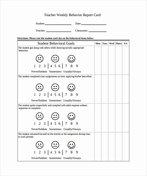 Report Card Template Pdf Luxury Sample Report Card Template 11 Download Documents In