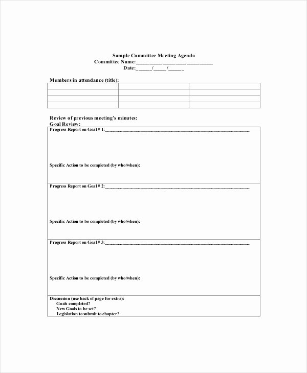 Resident Council Meeting Minutes Template Fresh 15 Mittee Meeting Agenda Templates – Free Sample