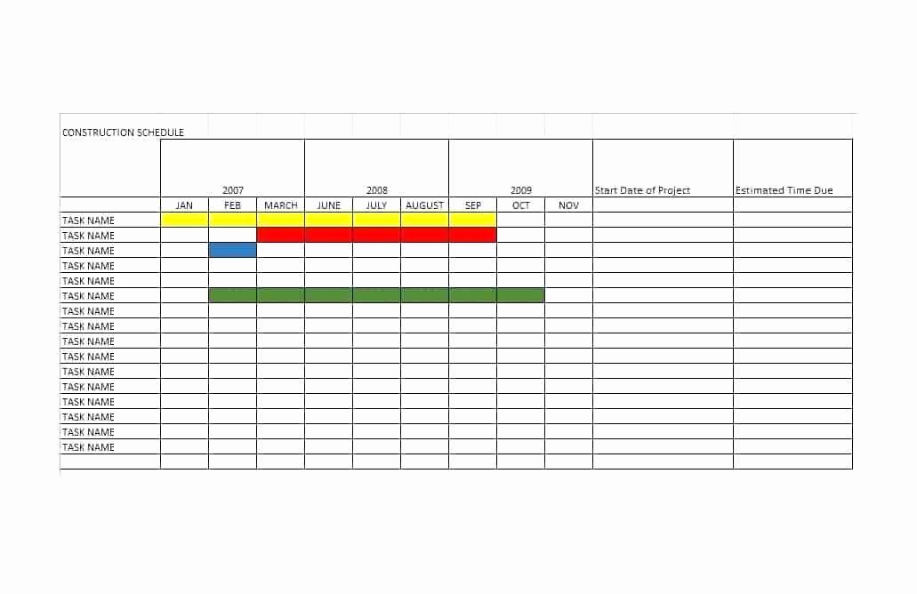 Residential Construction Schedule Template Lovely Subcontractor Progress Residential Construction Draw