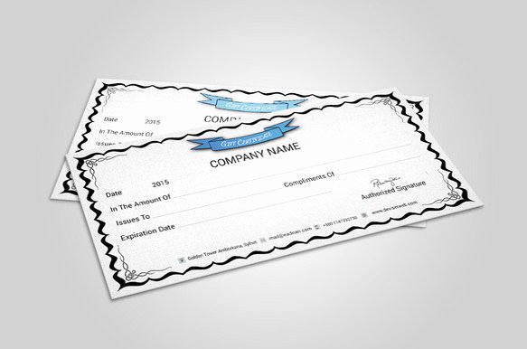 Restaurant Gift Certificate Template Elegant 20 Restaurant Gift Certificate Templates – Free Sample